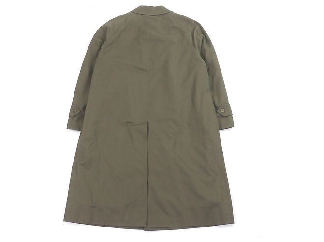 Cappotto Burberrys in cotone e poliestere Beige Cachi - vista 4