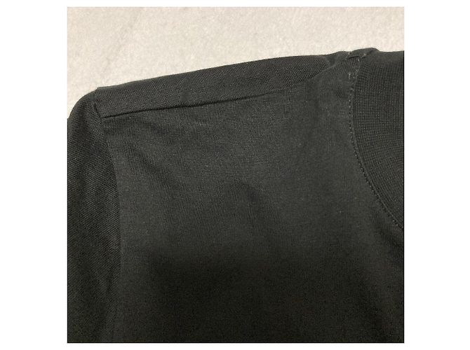Autre Marque T-shirt de algodão bordado MSGM Preto - vista 7