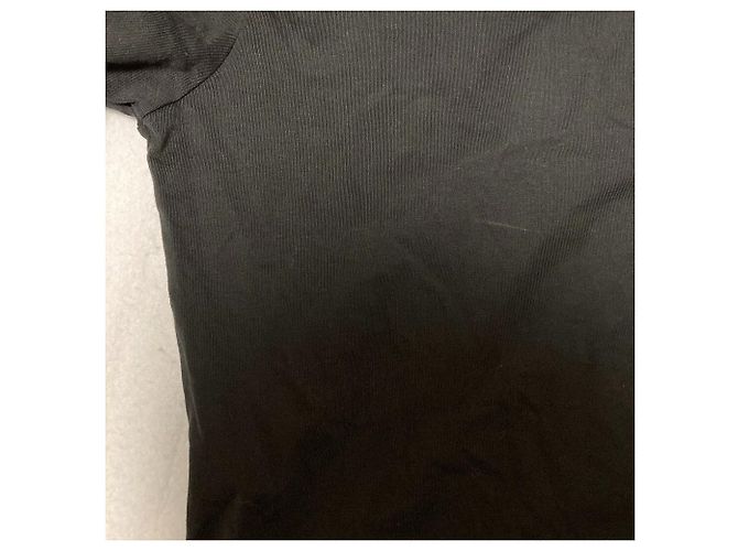 Autre Marque T-shirt de algodão bordado MSGM Preto - vista 8