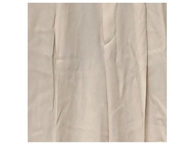 Autre Marque Pantaloni Wide Slacks United Arrows Beige - vista 2