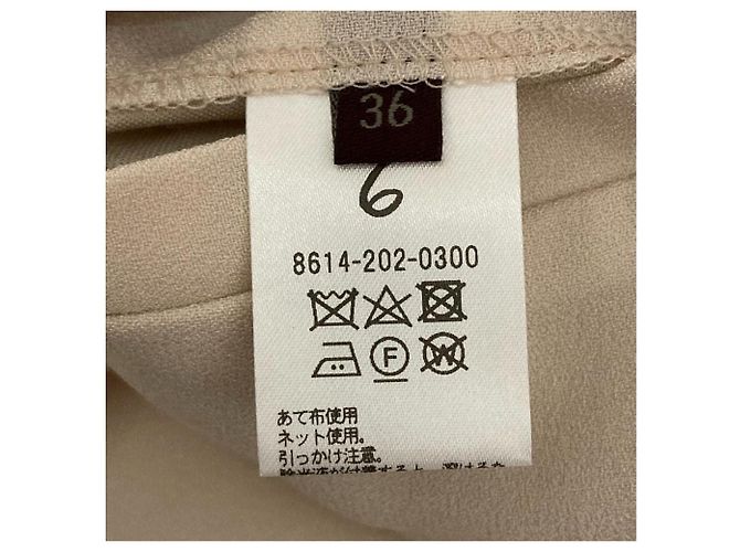 Autre Marque Pantaloni Wide Slacks United Arrows Beige - vista 5