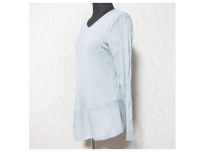 Autre Marque MOGA Rippstrick-Top Braun Grau - Ansicht 3