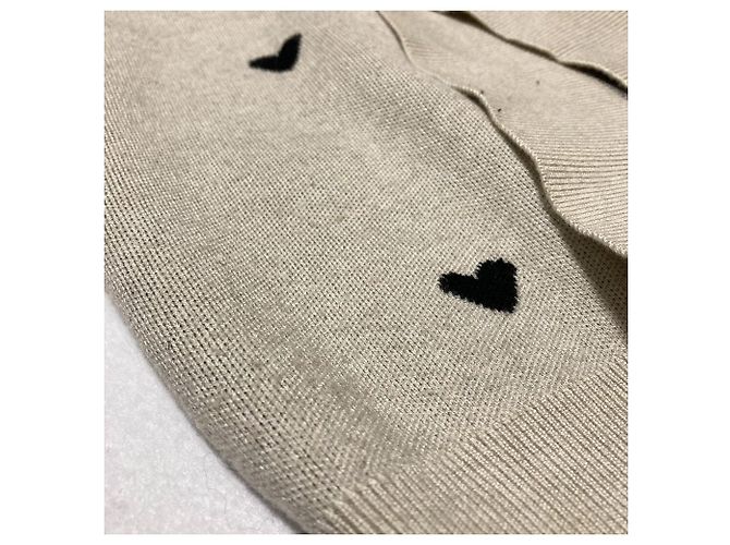 Autre Marque Top de malha BIRTHDAY BASH HEART DOT Bege - vista 5
