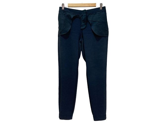 Theory Easy Slacks Pants Blue Navy blue - view 11
