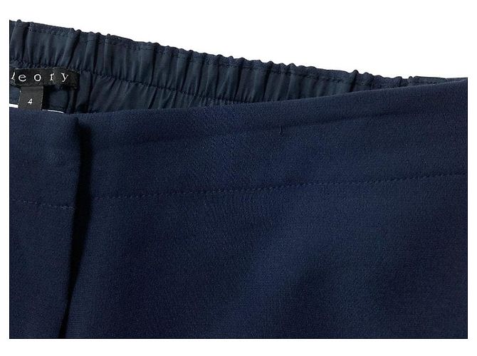 Theory Easy Slacks Pants Blue Navy blue - view 7