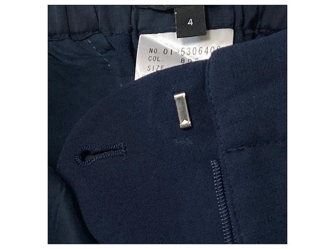 Theory Easy Slacks Pants Blue Navy blue - view 9