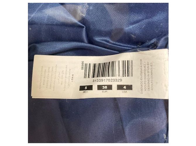 Autre Marque Adolfo Dominguez Dress Blue Navy blue - view 6
