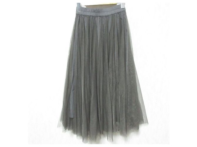 Autre Marque SHIPS Gonna lunga in tulle Marrone - vista 2