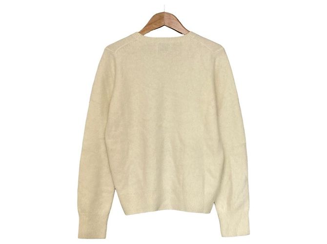 Autre Marque UNITED ARROWS Kaschmir-Wollmischung Strickpullover Weiß Aus weiß - Ansicht 3