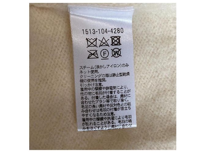 Autre Marque UNITED ARROWS Kaschmir-Wollmischung Strickpullover Weiß Aus weiß - Ansicht 5