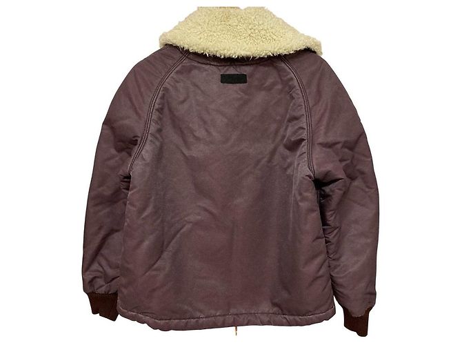 Autre Marque Giacca da volo in shearling Vintage DIESEL Porpora - vista 4