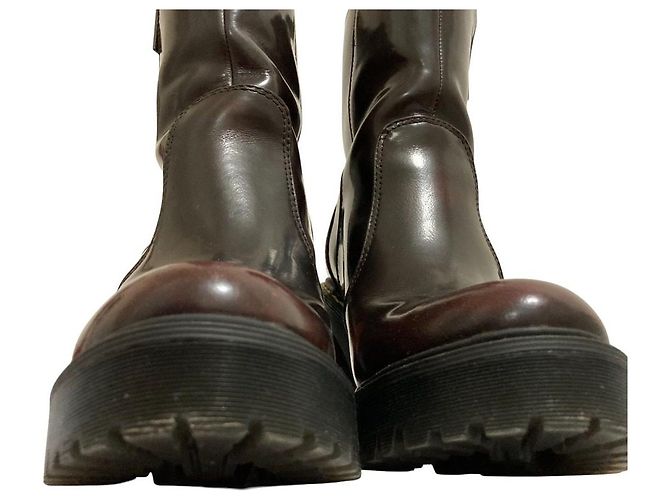 Autre Marque Dr. Martens MAGDALENA Stieletten Braun Bordeaux - Ansicht 13