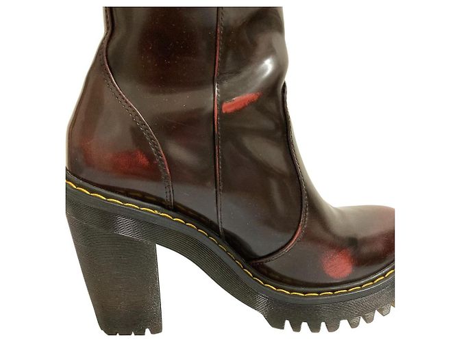 Autre Marque Dr. Martens MAGDALENA Stieletten Braun Bordeaux - Ansicht 9