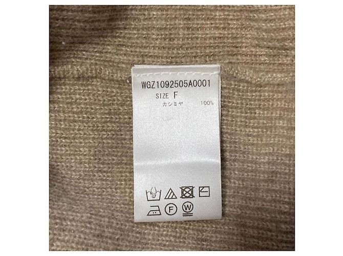 Autre Marque Whim Gazette 100% Kaschmir Pullover Strick mit Bootauschnitt Braun - Ansicht 4