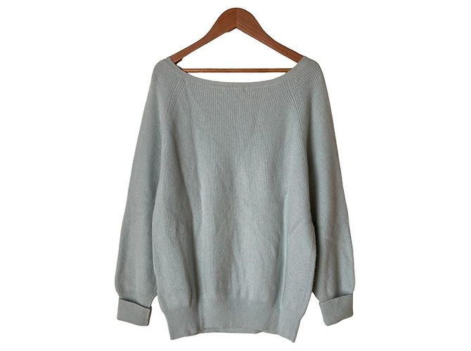 Autre Marque Whim Gazette Cashmere Pullover Knit Blue Light blue - view 2