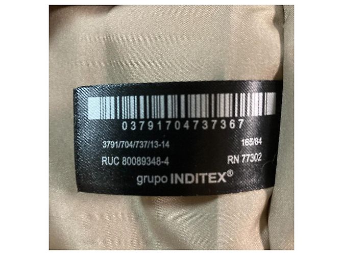 Autre Marque ZARA Kunstpelz-Weste Grau Braun - Ansicht 6