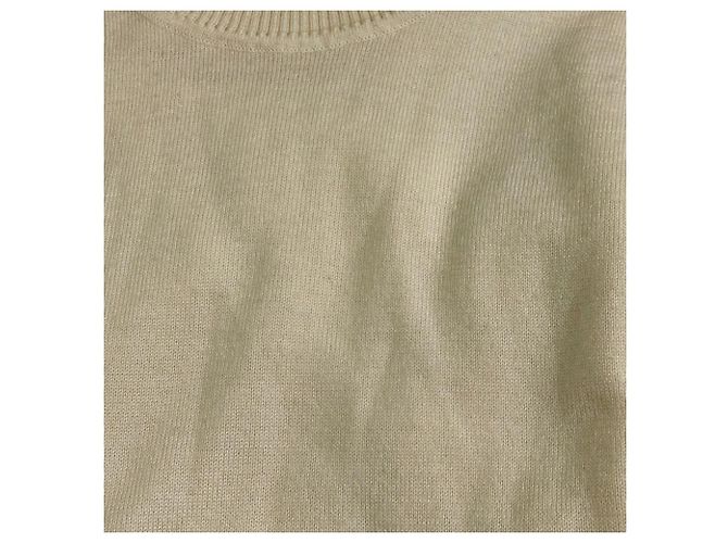 Autre Marque John Smedley for Tomorrowland Jersey de cuello alto de lana Blanco Blanco roto - vista 8
