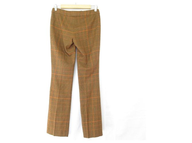 Stella Mc Cartney Stella McCartney Karohose aus Wolle Braun - Ansicht 2