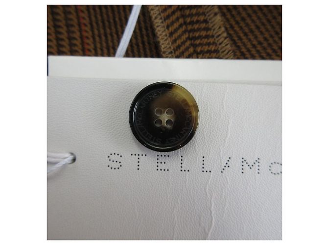 Stella Mc Cartney Stella McCartney Karohose aus Wolle Braun - Ansicht 9