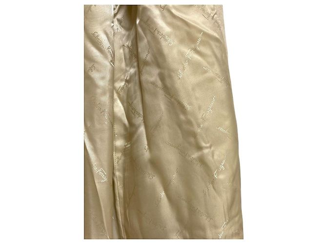 Abrigo largo Salvatore Ferragamo Beige - vista 5