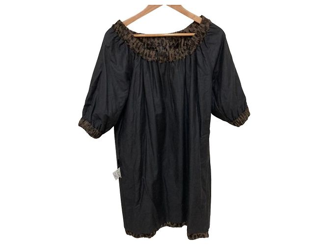 Autre Marque Deuxieme Classe Leopard Mini Kleid Braun - Ansicht 5
