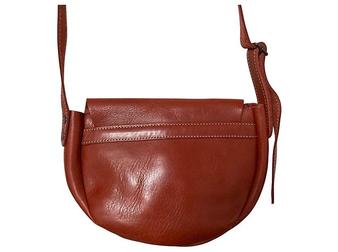 Autre Marque Bolsa de Ombro em Couro Kanmi Marrom - vista 2