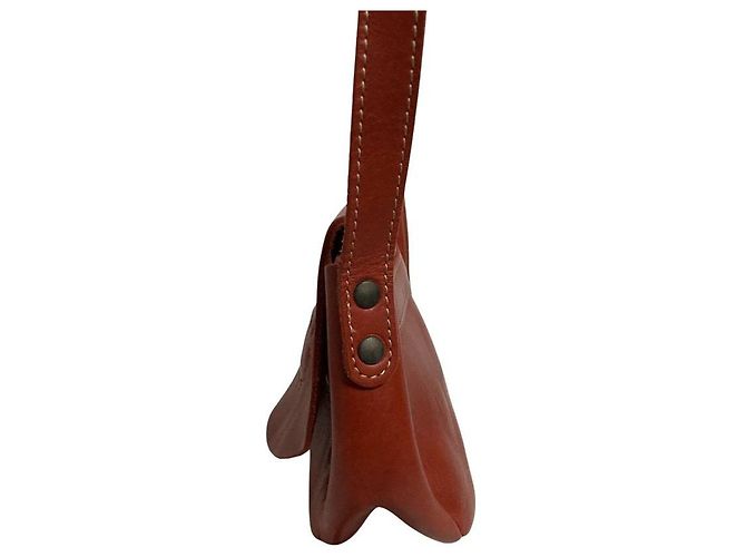 Autre Marque Bolsa de Ombro em Couro Kanmi Marrom - vista 5