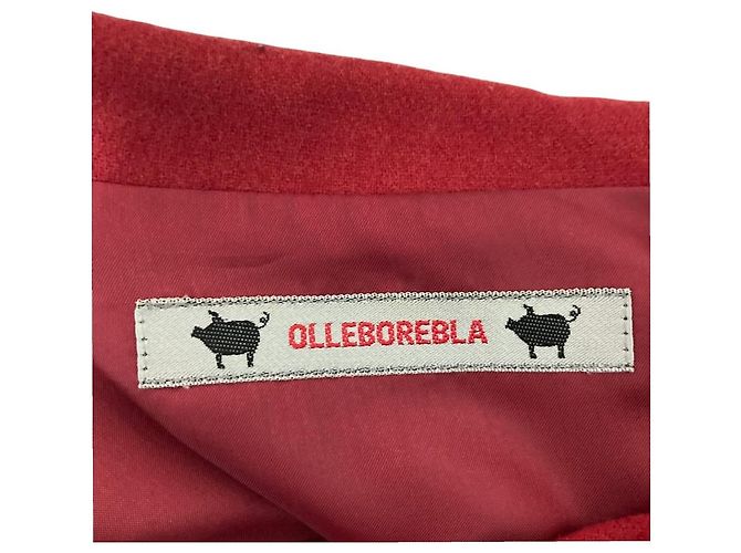 Autre Marque Giacca in lana Olleborebla Alberobello Rosso - vista 4