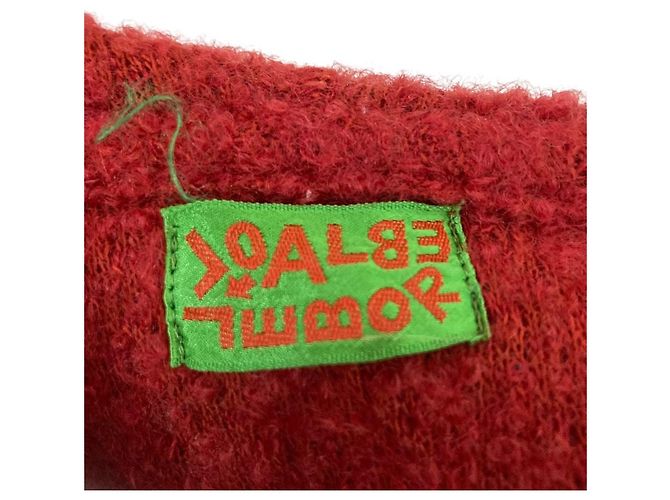 Autre Marque Sudadera con capucha de lana Alberobello Roja - vista 5