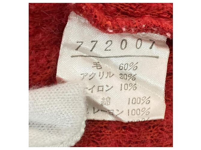 Autre Marque Sudadera con capucha de lana Alberobello Roja - vista 6
