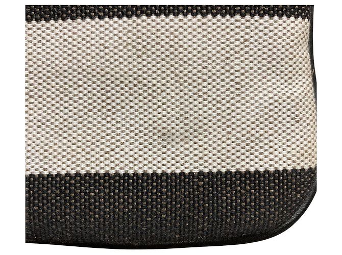 Burberry Nova Check Schultertasche aus Canvas und Leder Braun Schwarz Weiß - Ansicht 8