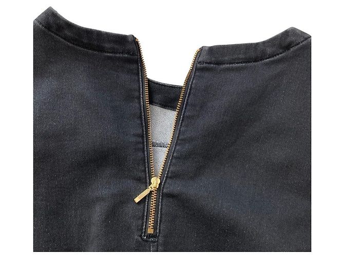 Autre Marque Abito Soffitto Denim Nero - vista 3