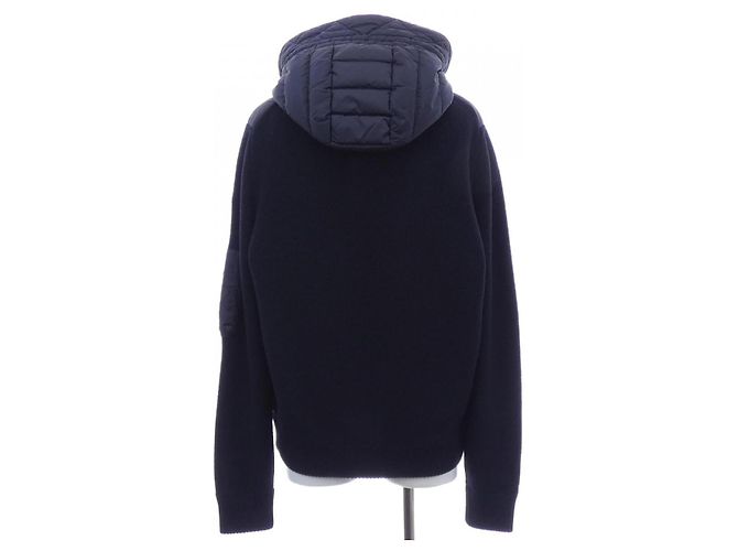 Moncler Down Jacket Navy Blue - view 2