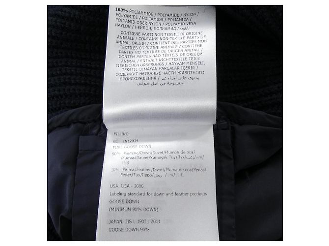 Moncler Down Jacket Navy Blue - view 4