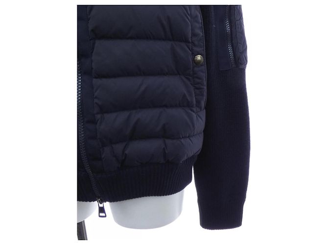 Moncler Down Jacket Navy Blue - view 7