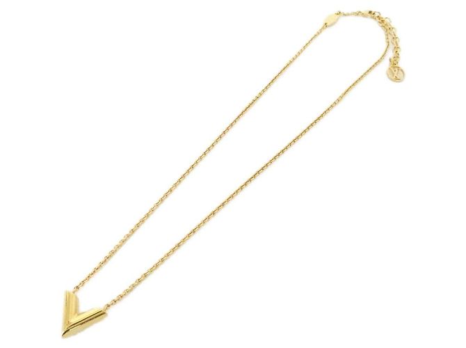 Collier Essential V Louis Vuitton Doré - vue 2