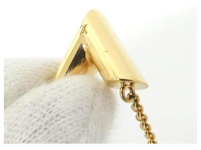 Collier Essential V Louis Vuitton Doré - vue 4