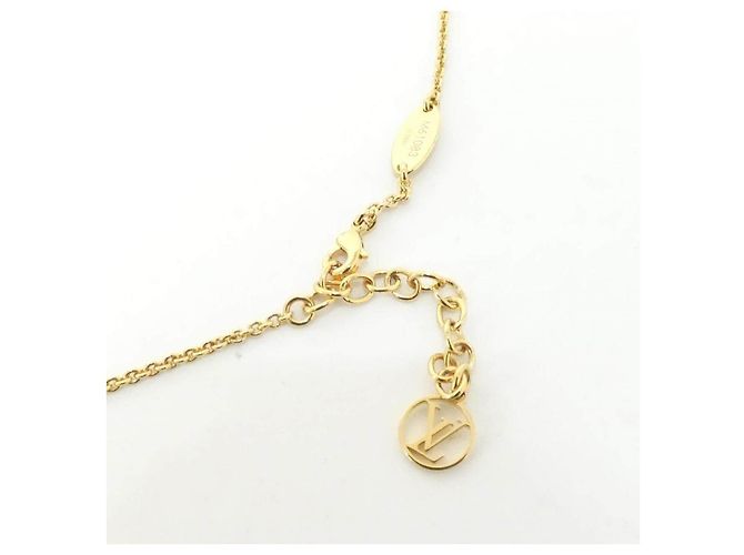 Collier Essential V Louis Vuitton Doré - vue 5