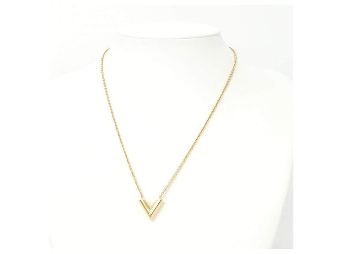 Collier Essential V Louis Vuitton Doré - vue 6