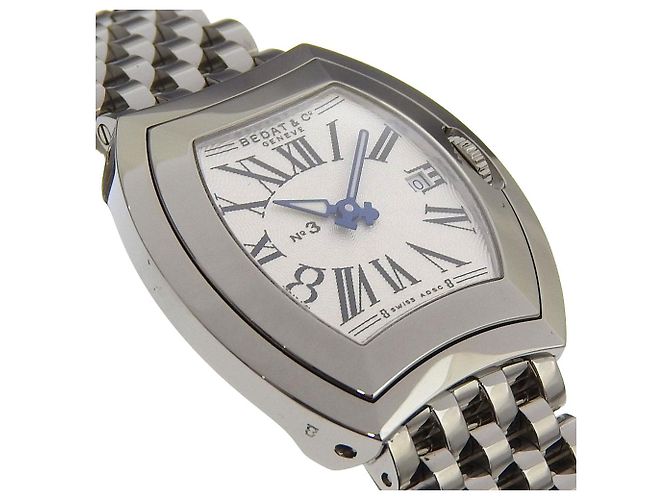 Autre Marque Reloj BEDAT&Co No.3 de acero inoxidable Blanco - vista 3