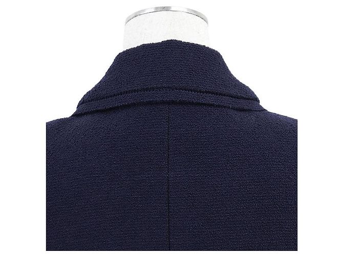 Chanel 20C P62626 Cotton Tweed Jacket Blue Navy blue - view 6