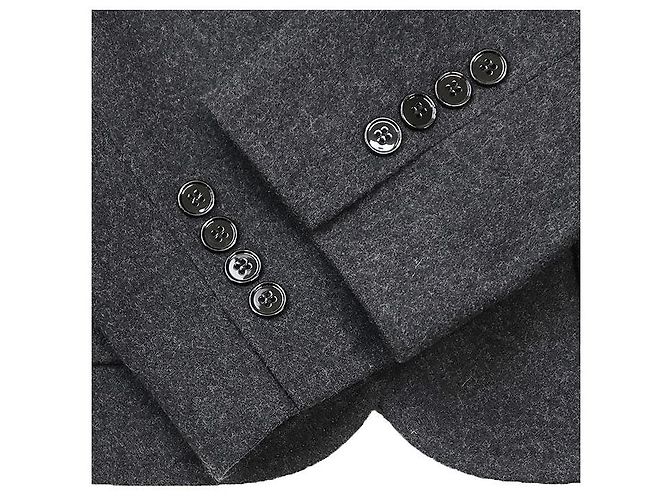 Dolce & Gabbana Dolce&Gabbana Wool Flannel Tailored Jacket Brown Dark grey - view 9