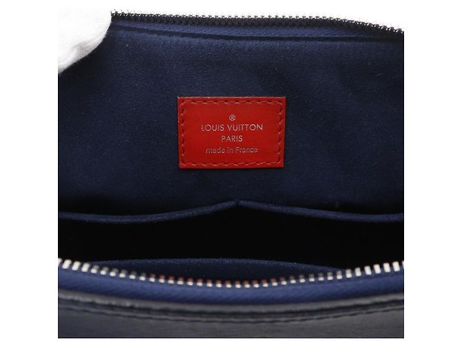 Borsa 2 vie Louis Vuitton Tuileries Tote Epi Rosso Blu navy - vista 11