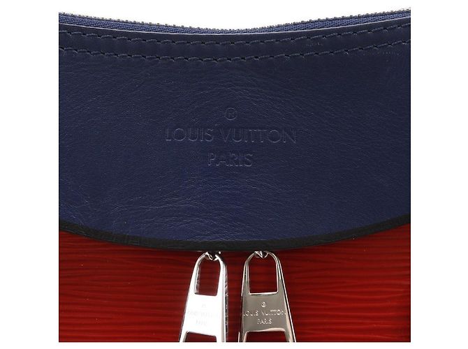 Borsa 2 vie Louis Vuitton Tuileries Tote Epi Rosso Blu navy - vista 12