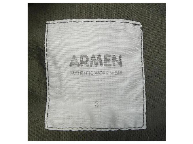 Autre Marque Abito ARMEN Verde Cachi - vista 4