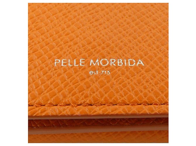 Autre Marque Portafoglio Pelle Morbida Leather Arancione - vista 3