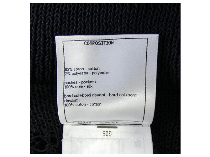Chanel Strickoberteil Schwarz - Ansicht 3