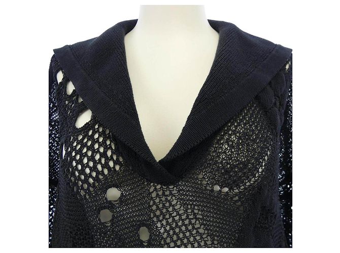 Chanel Strickoberteil Schwarz - Ansicht 5