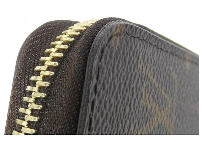 Cartera Larga Louis Vuitton Monogram Castaño Fucsia - vista 4