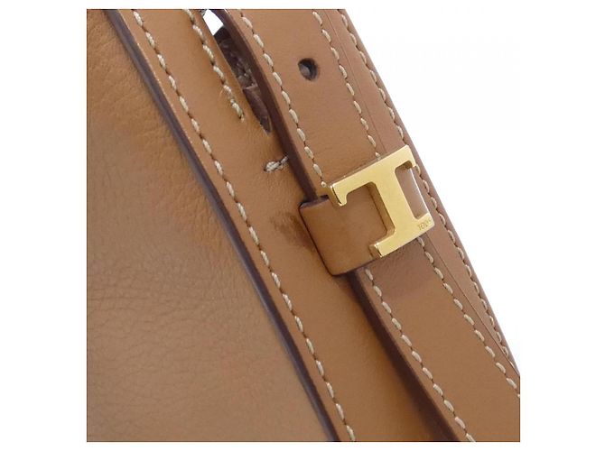 Tod's Schultertasche aus Leder Braun - Ansicht 5